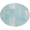Addison Chantille ACN631 Aqua 8 ft. x 8 ft. Round Rug