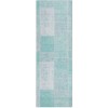 Addison Chantille ACN631 Aqua 2 ft. 3 in. x 7 ft. 6 in. Runner Rug