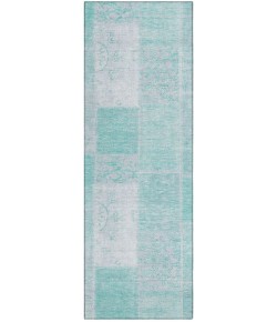 Addison Chantille ACN631 Aqua 2 ft. 3 in. x 7 ft. 6 in. Runner Rug