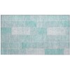 Addison Chantille ACN631 Aqua 1 ft. 8 in. x 2 ft. 6 in. Rectangle Rug