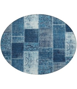 Addison Chantille ACN631 Blue 8 ft. x 8 ft. Round Rug