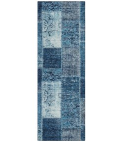 Addison Chantille ACN631 Blue 2 ft. 3 in. x 7 ft. 6 in. Runner Rug