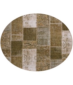 Addison Chantille ACN631 Brown 8 ft. x 8 ft. Round Rug