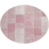 Addison Chantille ACN631 Pink 8 ft. x 8 ft. Round Rug