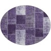 Addison Chantille ACN631 Purple 8 ft. x 8 ft. Round Rug
