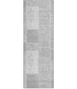 Addison Chantille ACN631 Silver 2 ft. 3 in. x 7 ft. 6 in. Runner Rug