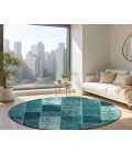 Chantille ACN631 Teal 8' x 8' Rug