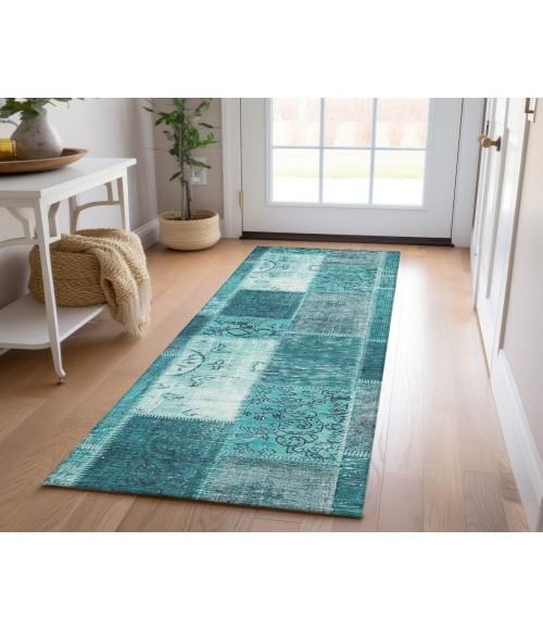 Chantille ACN631 Teal 2'3" x 7'6" Rug