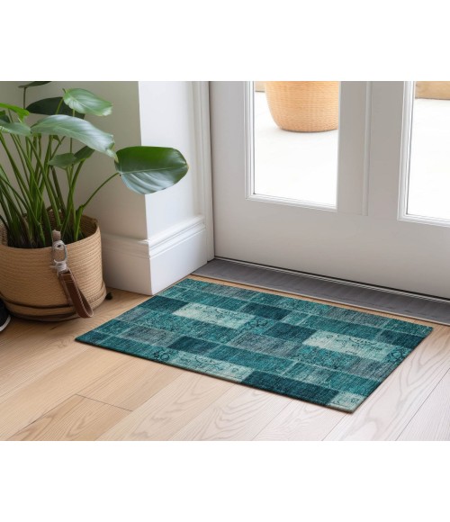 Chantille ACN631 Teal 1'8" x 2'6" Rug