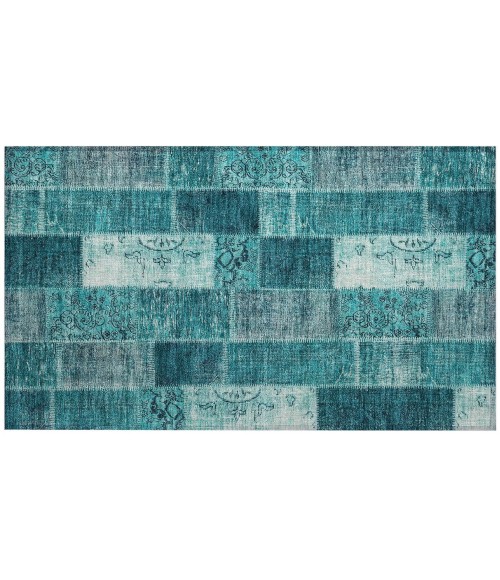 Chantille ACN631 Teal 1'8" x 2'6" Rug
