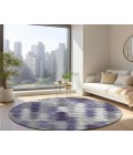 Chantille ACN632 Purple 8' x 8' Rug