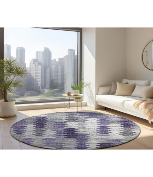 Chantille ACN632 Purple 8' x 8' Rug