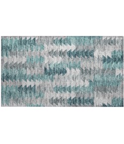Addison Chantille ACN632 Teal 1 ft. 8 in. x 2 ft. 6 in. Rectangle Rug