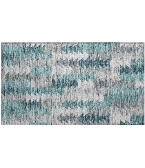 Chantille ACN632 Teal 1'8" x 2'6" Rug