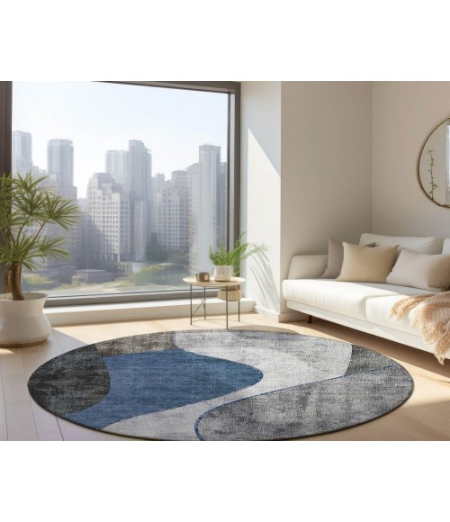 Chantille ACN633 Blue 8' x 8' Rug