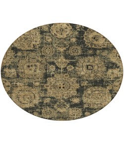 Addison Chantille ACN634 Charcoal 8 ft. x 8 ft. Round Rug