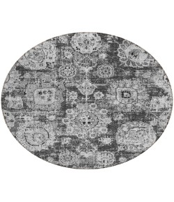 Addison Chantille ACN634 Gray 8 ft. x 8 ft. Round Rug