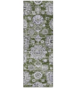 Addison Chantille ACN634 Olive 2 ft. 3 in. x 7 ft. 6 in. Runner Rug