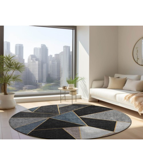 Chantille ACN636 Blue 8' x 8' Rug