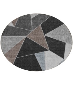 Addison Chantille ACN636 Chocolate 8 ft. x 8 ft. Round Rug