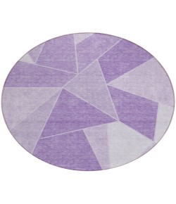 Addison Chantille ACN636 Lilac 8 ft. x 8 ft. Round Rug