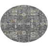 Addison Chantille ACN637 Charcoal 8 ft. x 8 ft. Round Rug