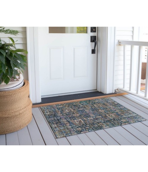 Chantille ACN637 Green 1'8" x 2'6" Rug