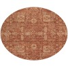 Addison Chantille ACN637 Paprika 8 ft. x 8 ft. Round Rug