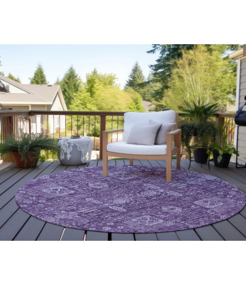 Chantille ACN637 Purple 8' x 8' Rug