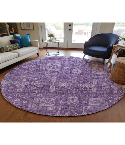 Chantille ACN637 Purple 8' x 8' Rug
