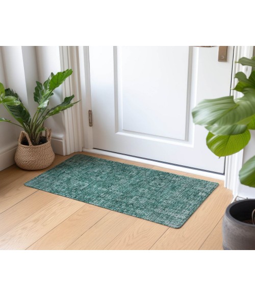 Chantille ACN637 Teal 1'8" x 2'6" Rug