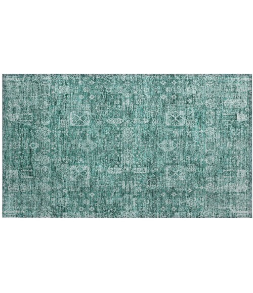 Chantille ACN637 Teal 1'8" x 2'6" Rug