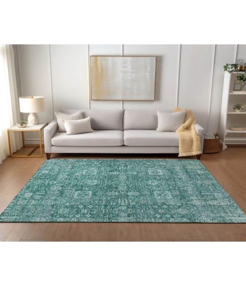 Chantille ACN637 Teal 3' x 5' Rug