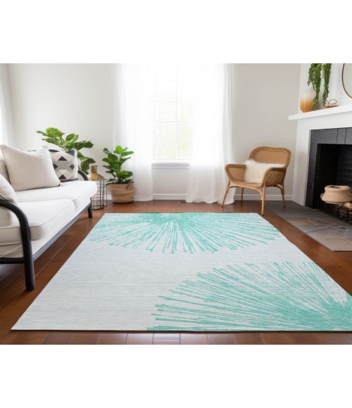 Chantille ACN642 Teal 5' x 7'6" Rug