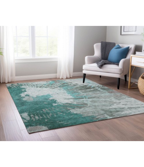 Chantille ACN645 Teal 5' x 7'6" Rug