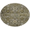 Addison Chantille ACN651 Mocha 8 ft. x 8 ft. Round Rug