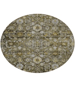 Addison Chantille ACN651 Mocha 8 ft. x 8 ft. Round Rug