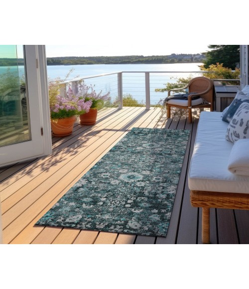 Chantille ACN651 Teal 2'3" x 7'6" Rug