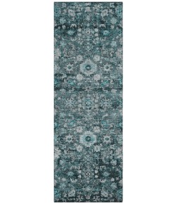 Addison Chantille ACN651 Teal 2 ft. 3 in. x 7 ft. 6 in. Runner Rug