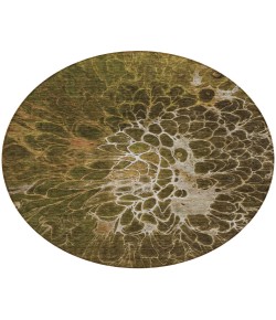 Addison Chantille ACN652 Chocolate 8 ft. x 8 ft. Round Rug