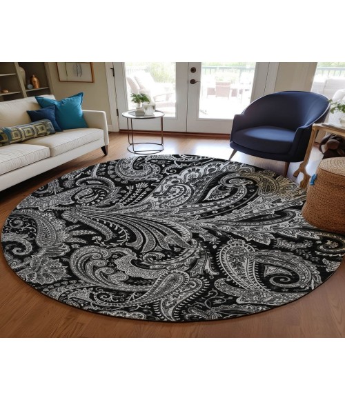 Chantille ACN654 Black 8' x 8' Rug