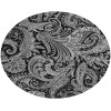Addison Chantille ACN654 Black 8 ft. x 8 ft. Round Rug