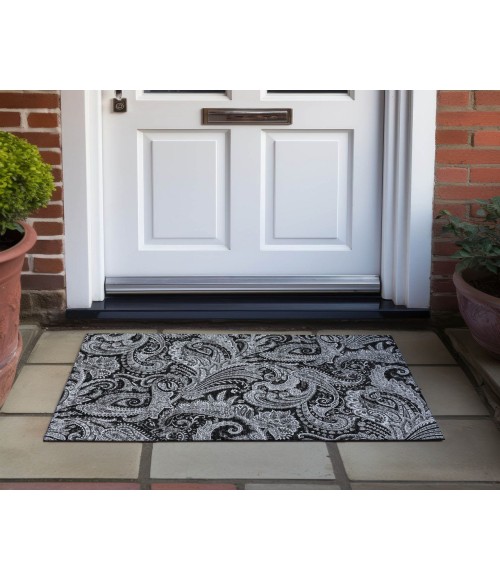 Chantille ACN654 Black 1'8" x 2'6" Rug