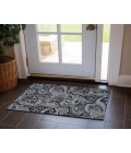 Chantille ACN654 Black 1'8" x 2'6" Rug