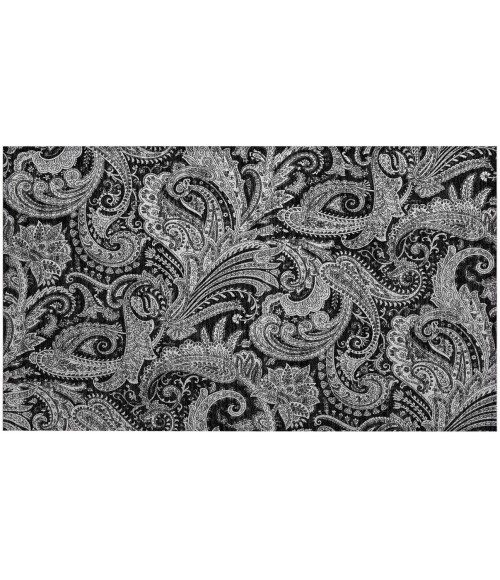 Chantille ACN654 Black 1'8" x 2'6" Rug