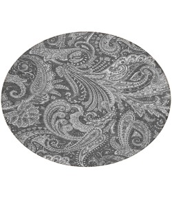 Addison Chantille ACN654 Gray 8 ft. x 8 ft. Round Rug