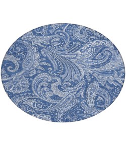 Addison Chantille ACN654 Navy 8 ft. x 8 ft. Round Rug
