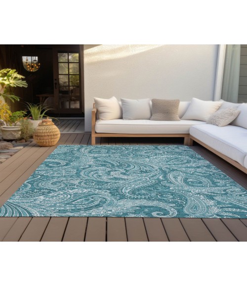 Chantille ACN654 Turquoise 2'6" x 3'10" Rug