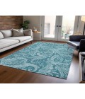 Chantille ACN654 Turquoise 2'6" x 3'10" Rug