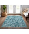 Chantille ACN654 Turquoise 2'6" x 3'10" Rug